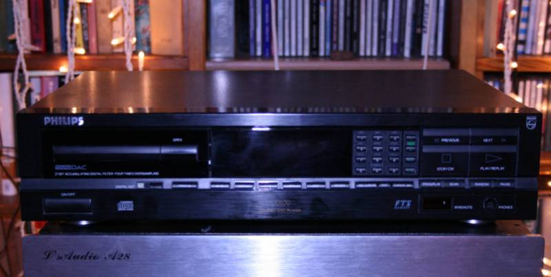 Record Take-up ferry Philips CD-630 CD player with TDA1541A DAC